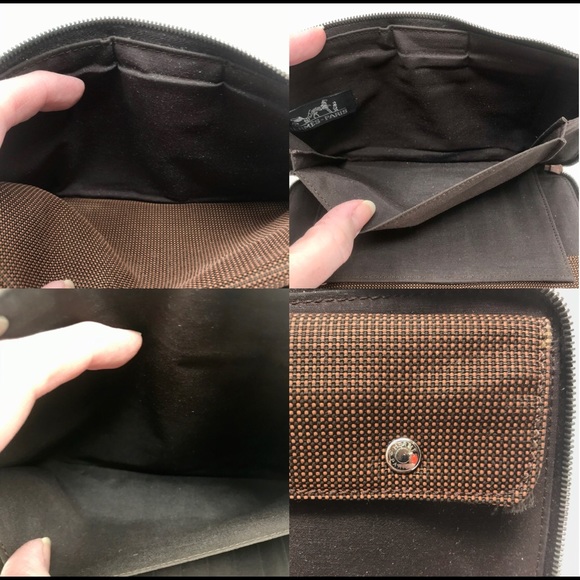 COPY - Hermès Herline Large GM Unisex Brown Travel Wallet - Picture 7 of 8